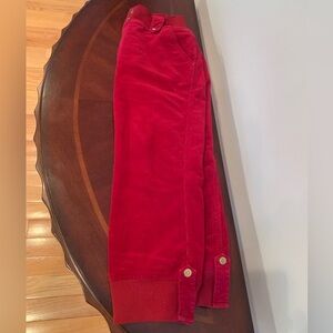 Voess Red Corduroy Pants